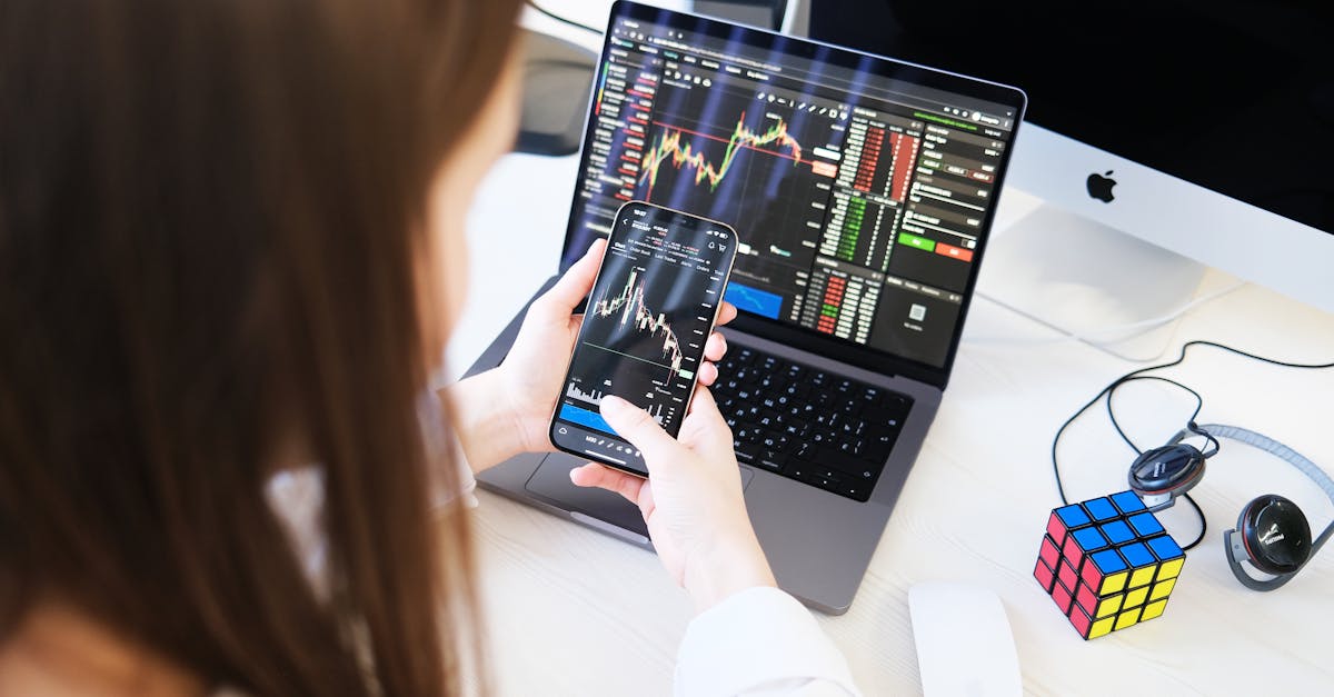 Graphiques boursiers futuristes avec des éléments d'intelligence artificielle